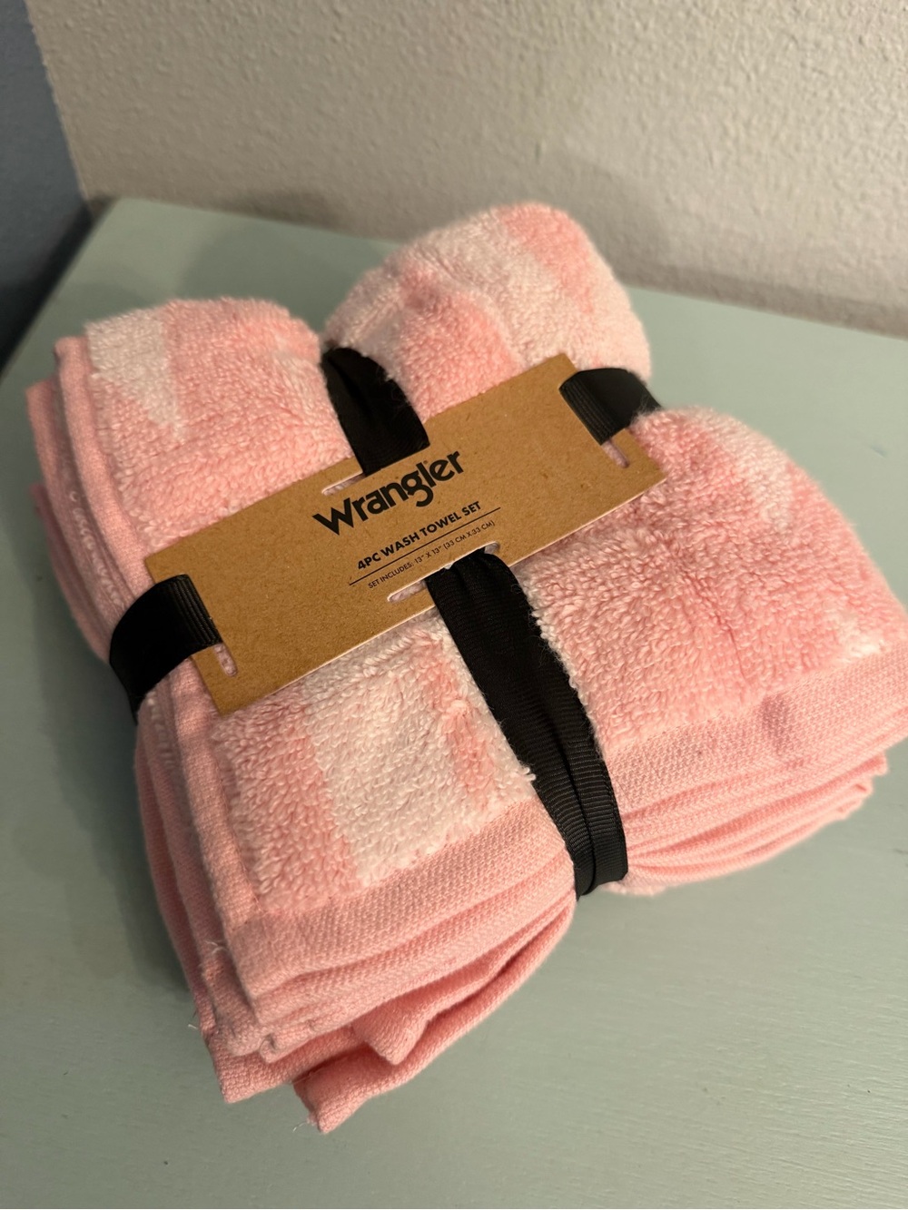 Wrangler Pink Wash Towel Set